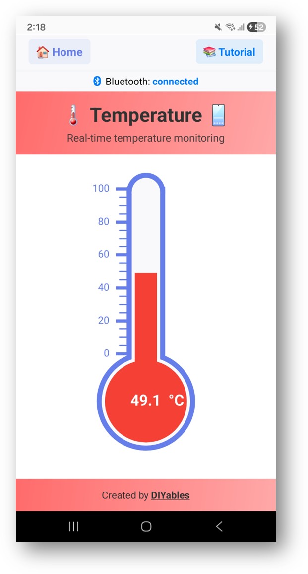 DIYables Bluetooth STEM Education app screenshot 7