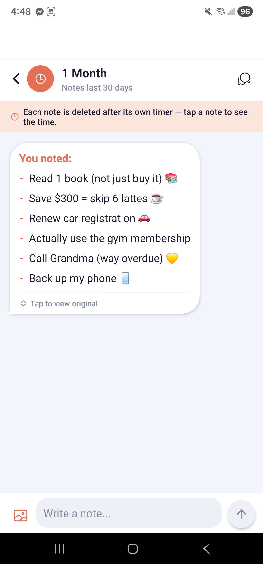 Bubble Note Productivity app screenshot 5