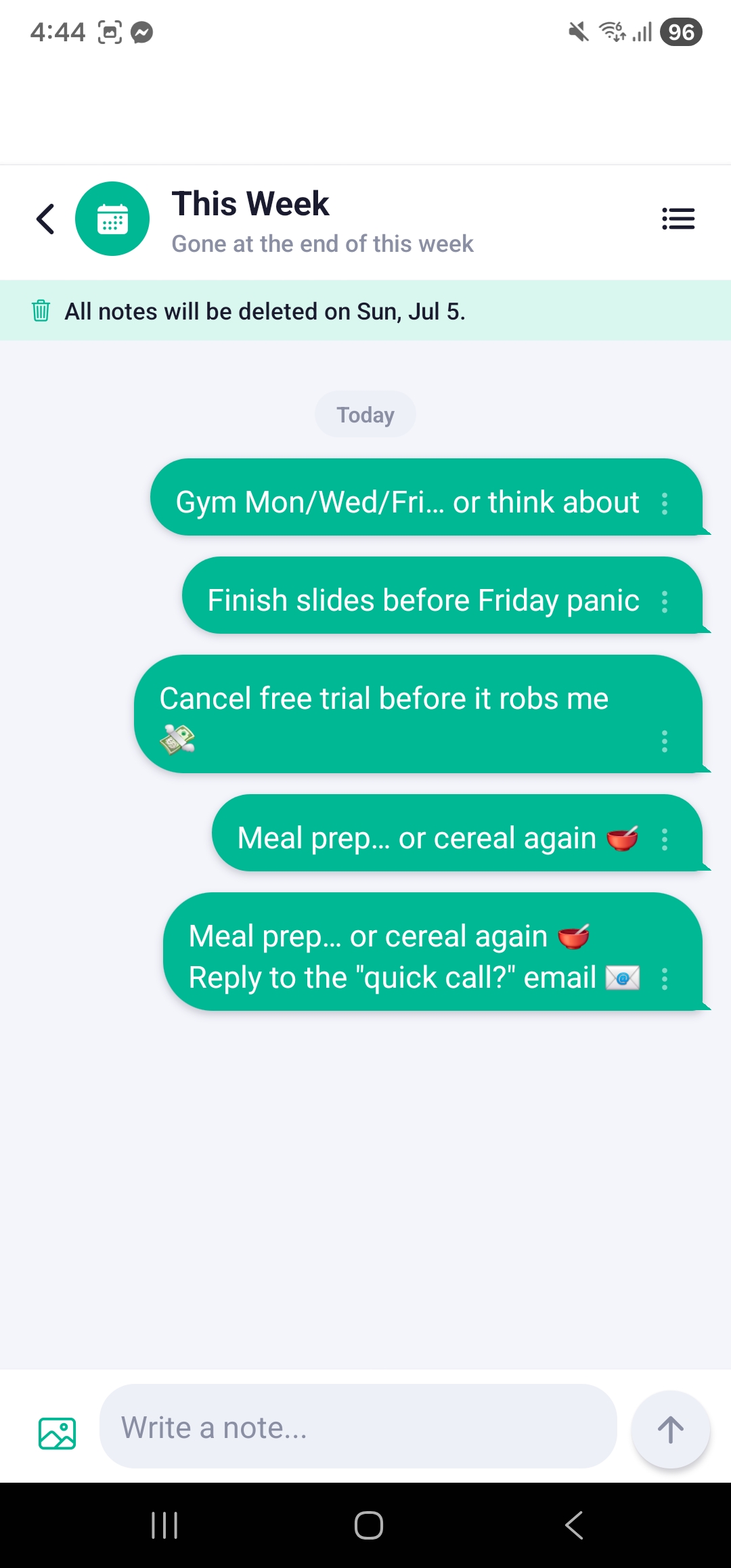 Bubble Note Productivity app screenshot 6