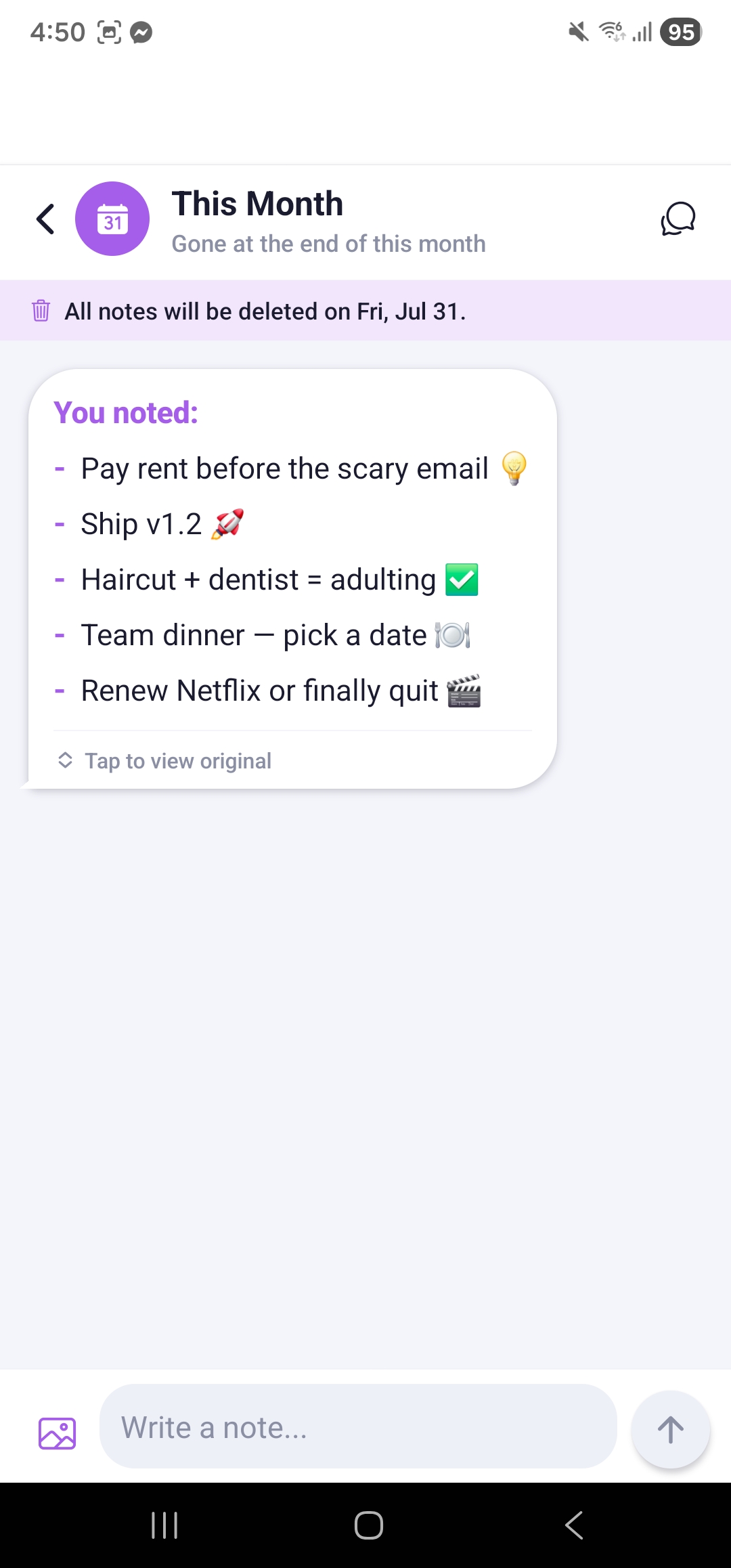 Bubble Note Productivity app screenshot 7