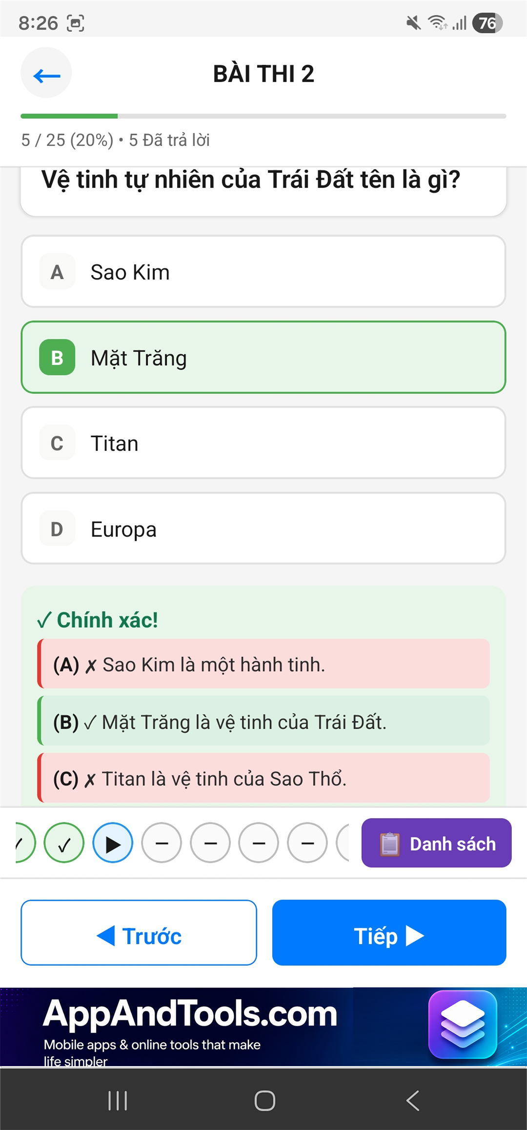 Con Đường Tri Thức Education app screenshot 4