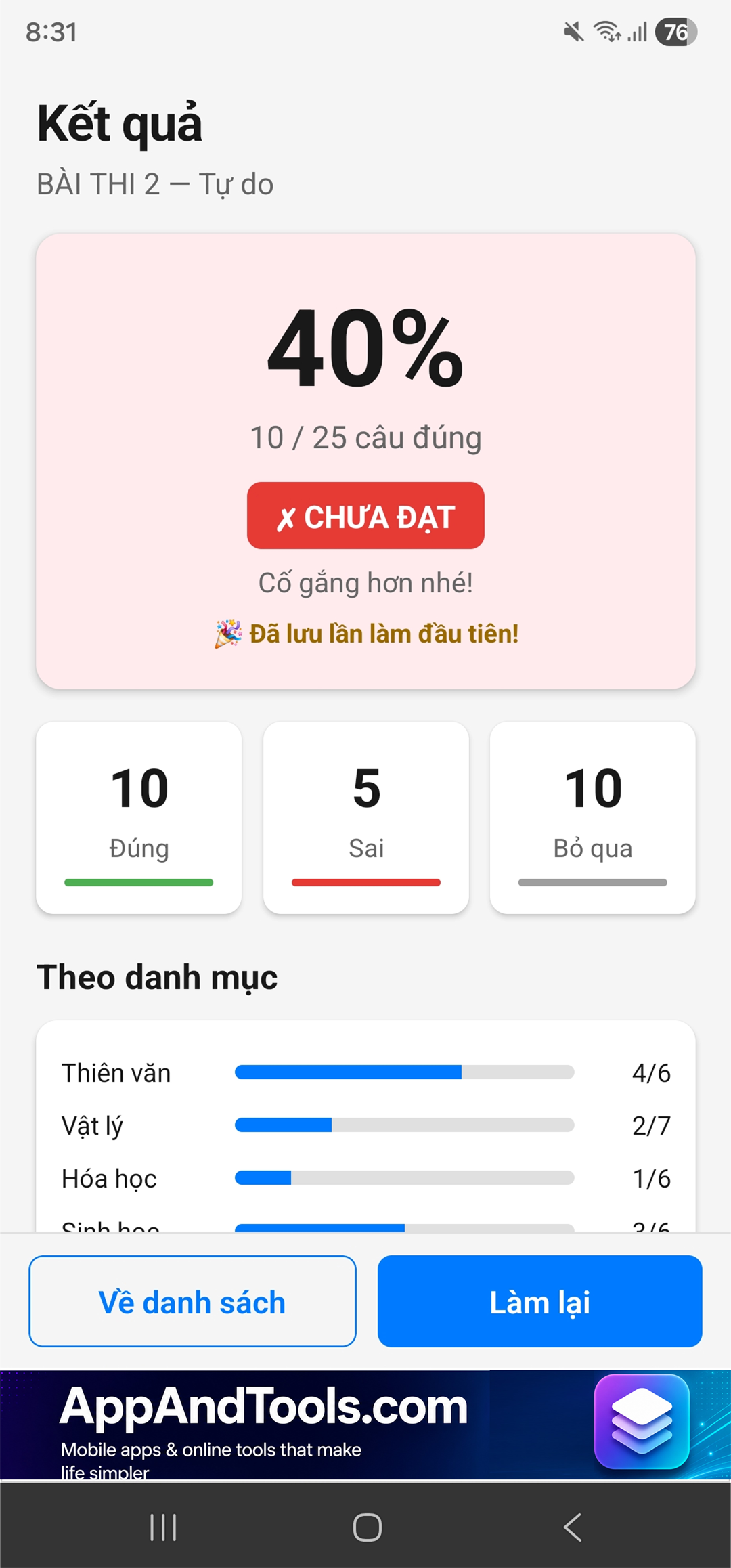 Con Đường Tri Thức Education app screenshot 6