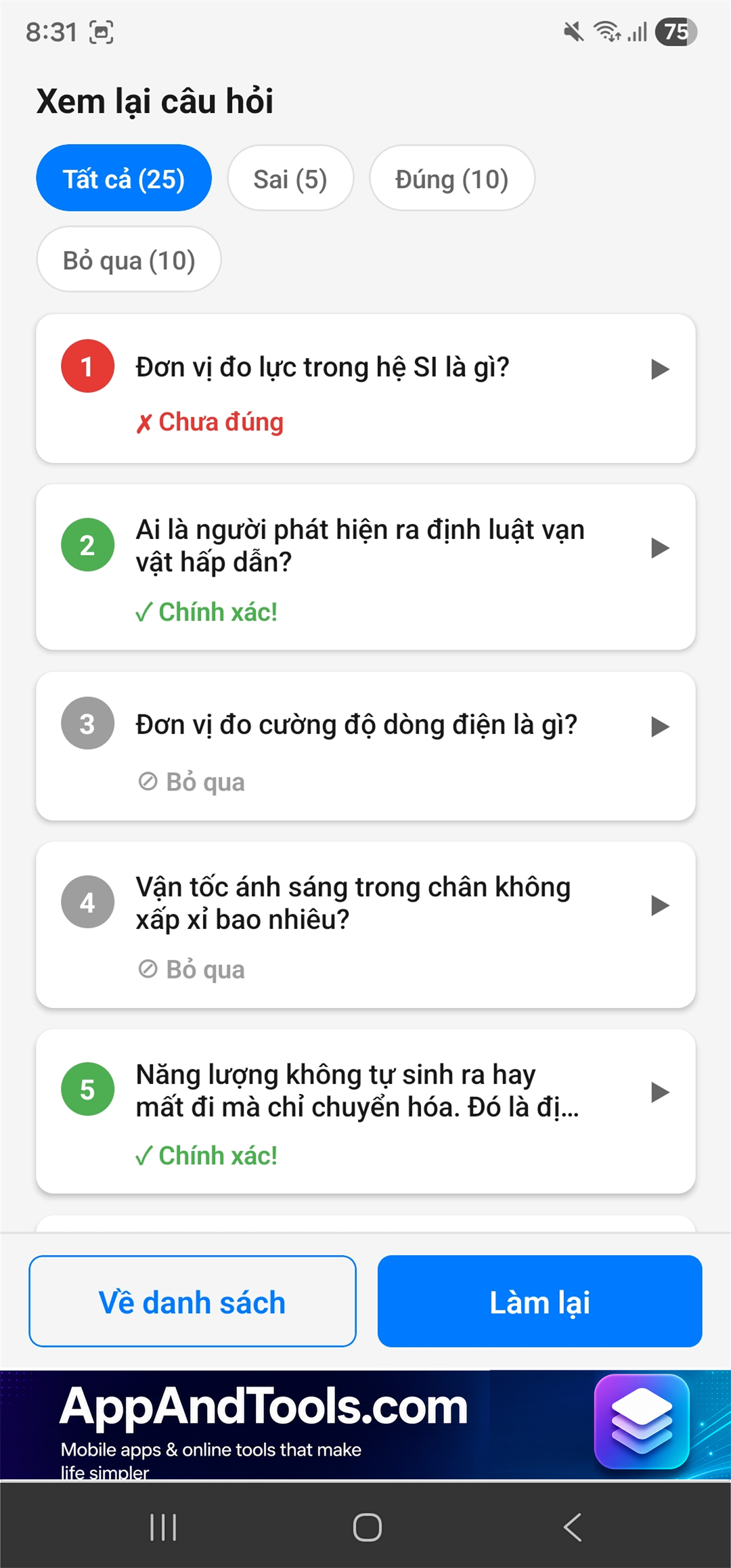Con Đường Tri Thức Education app screenshot 7