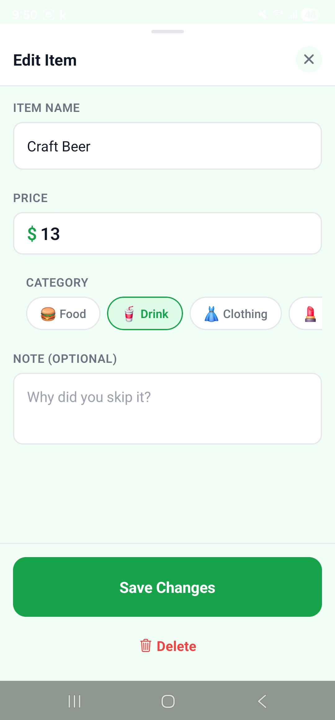 Didn't Buy Finance app screenshot 6