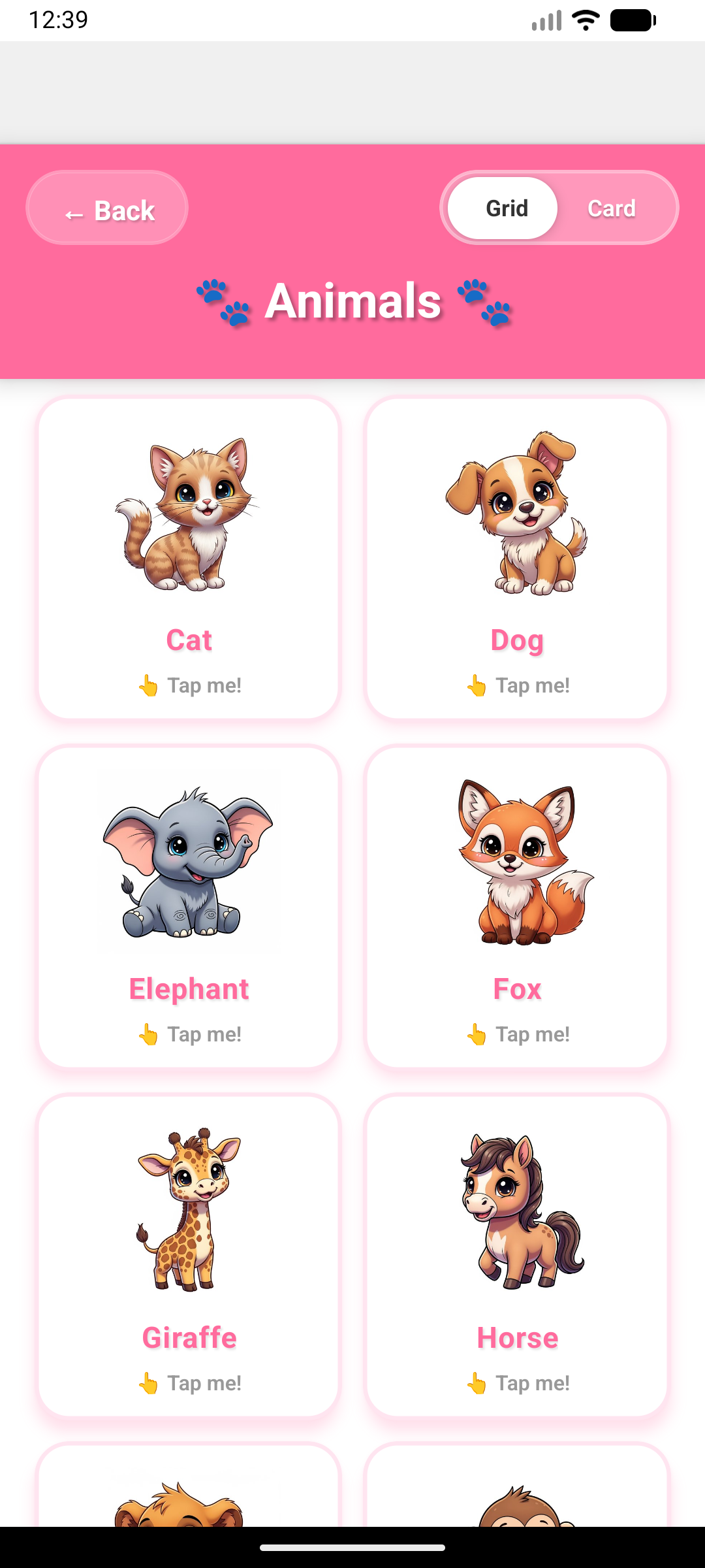 English for Kids Education app screenshot 4