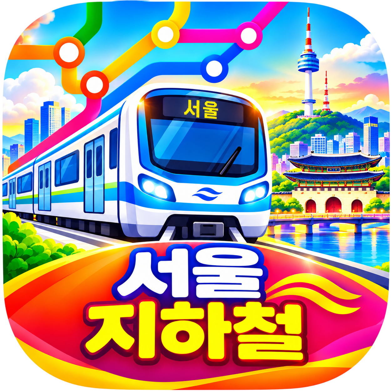 Seoul Subway Travel app icon for Android & iOS