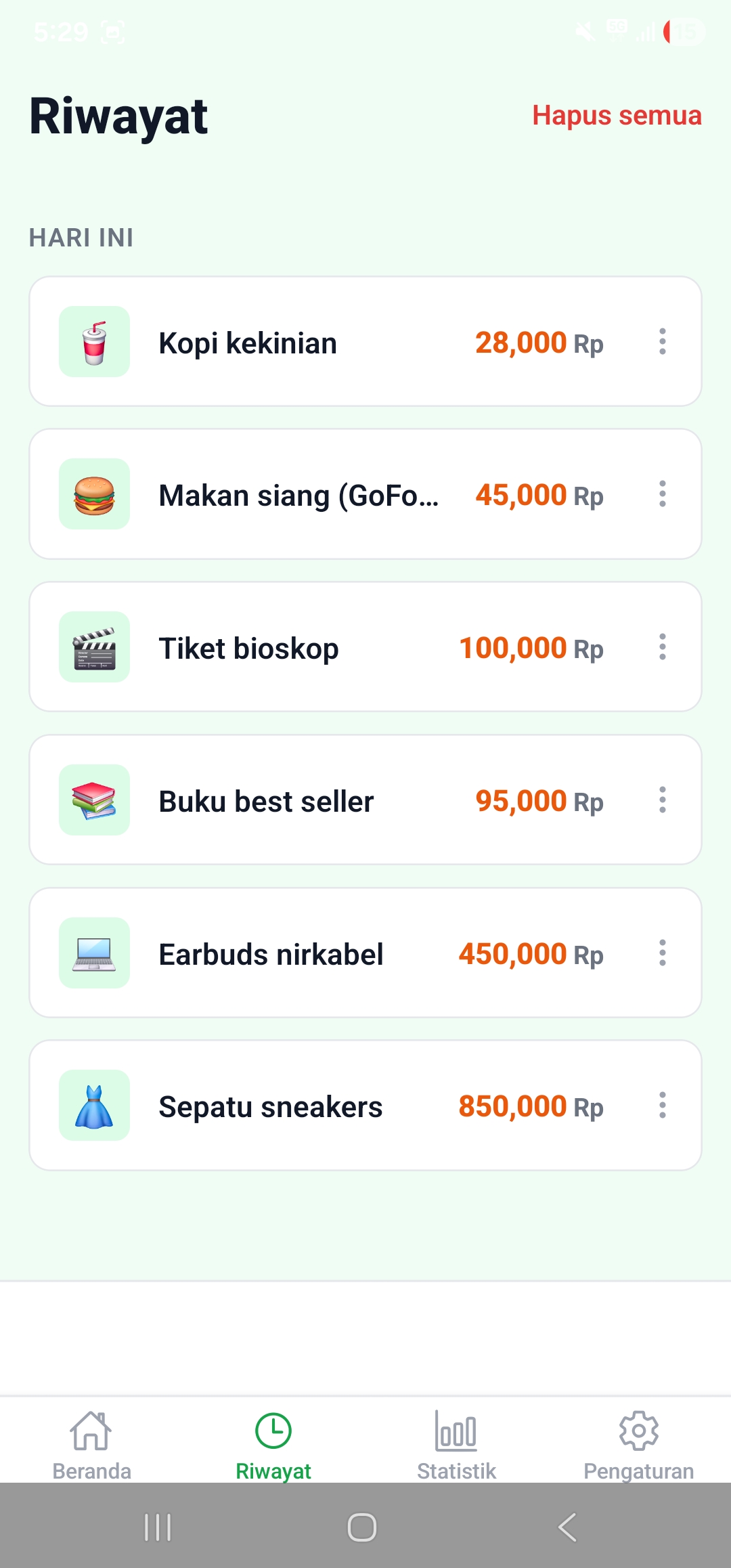 Tidak Jadi Beli Finance app screenshot 5