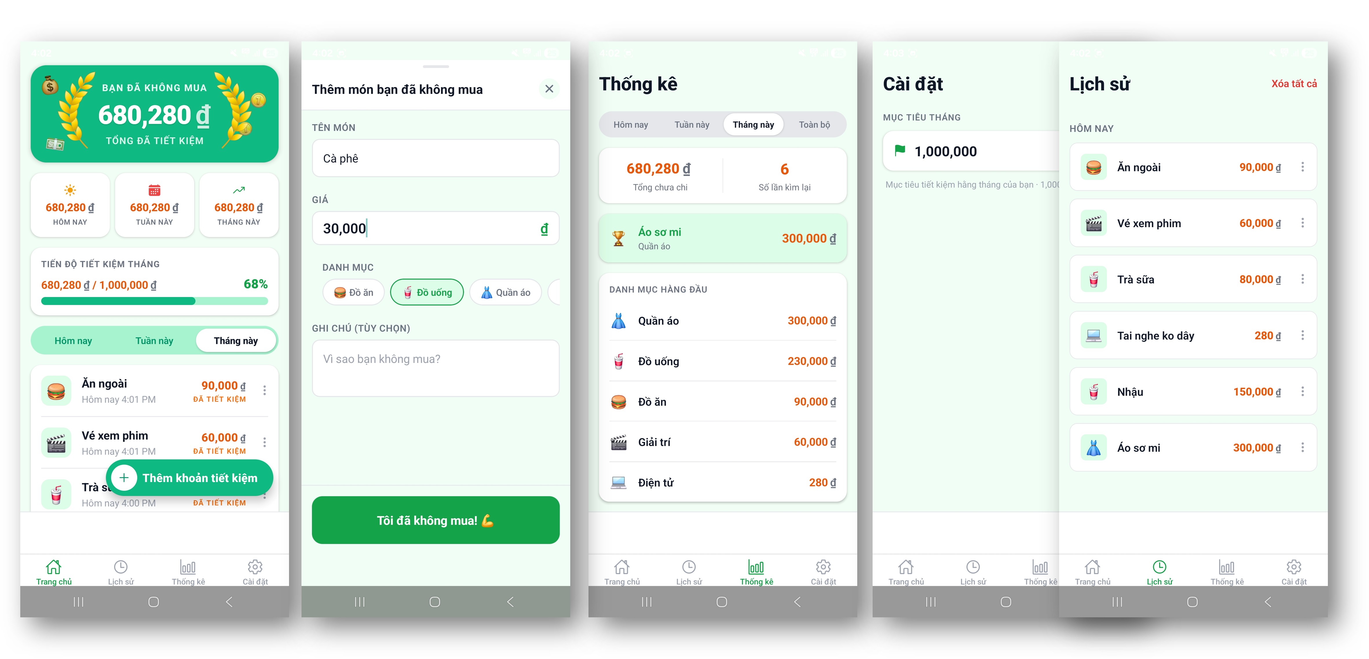 Tôi Không Mua — Finance app