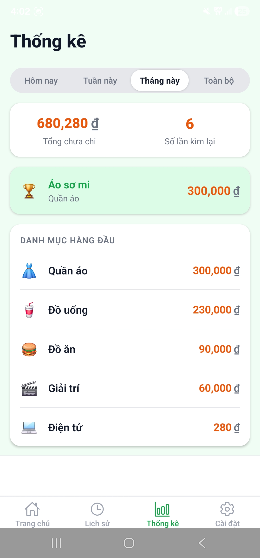 Tôi Không Mua Finance app screenshot 3