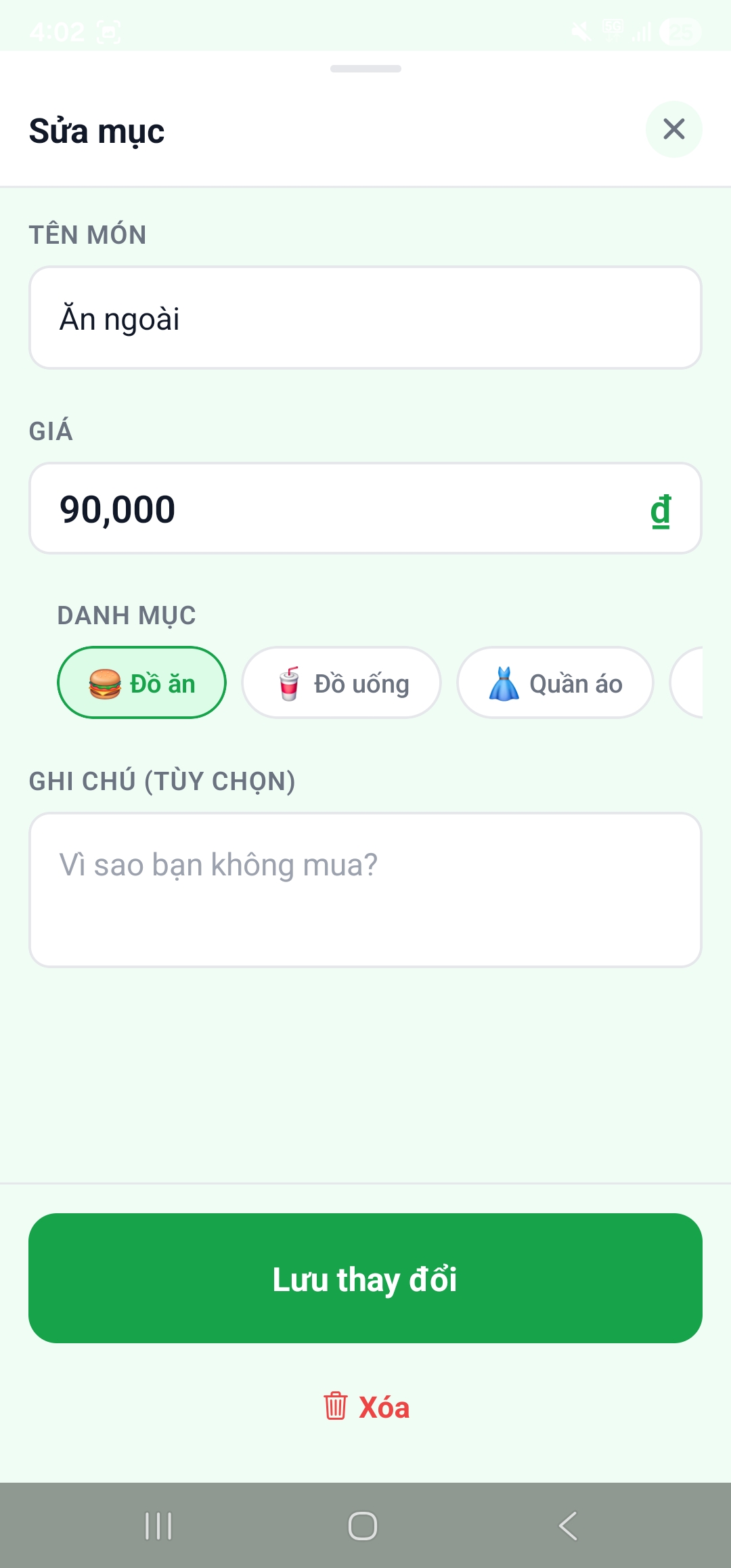 Tôi Không Mua Finance app screenshot 6