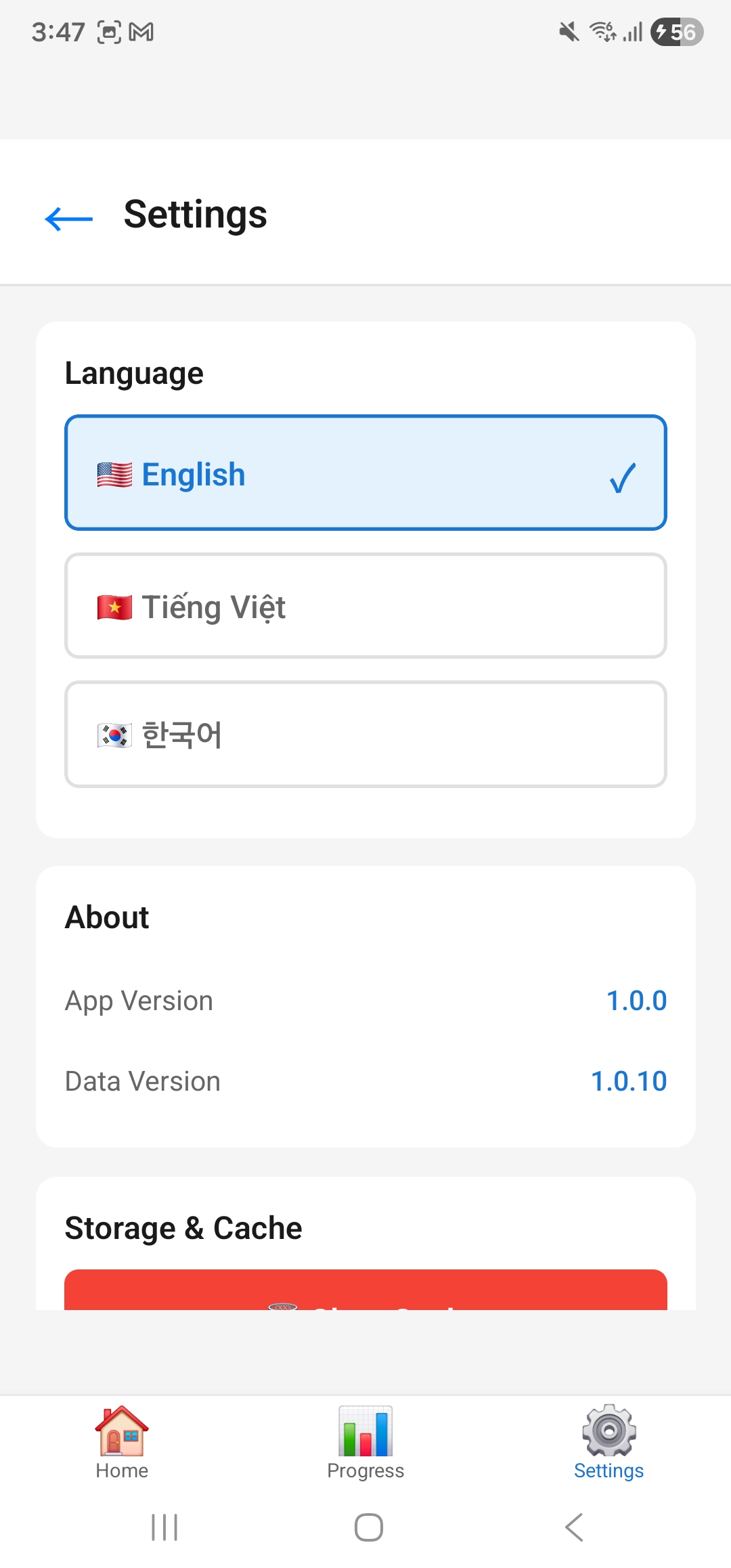 TOPIK Mock Test Education app screenshot 7